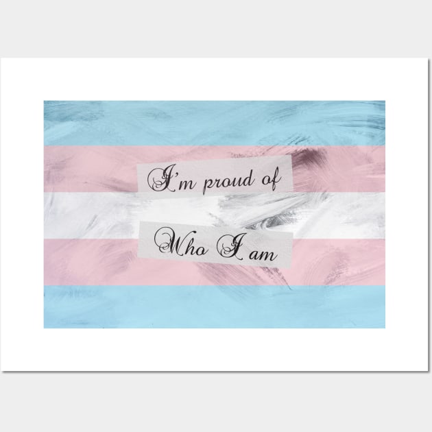 Trans Pride Wall Art by Caliel